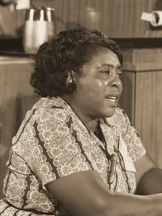 Portrait de Fannie Lou Hamer
